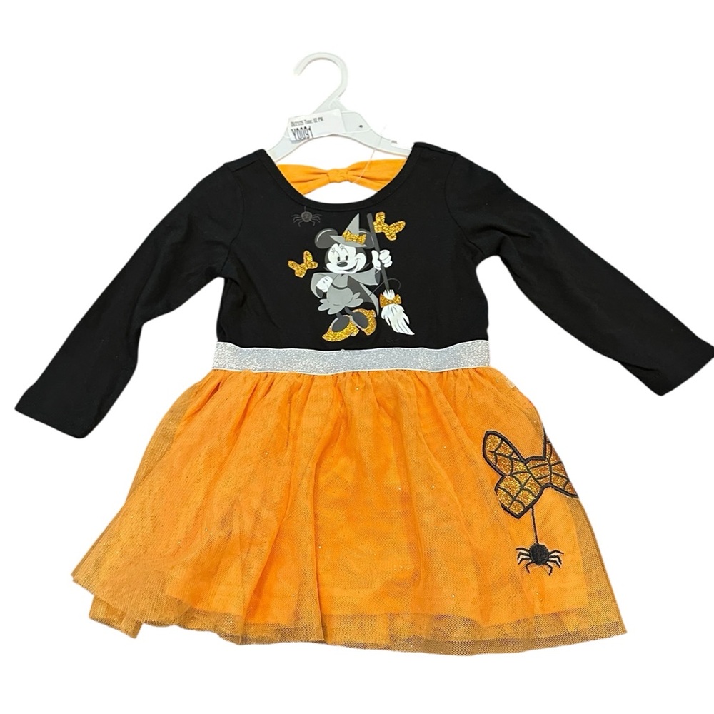 Minnie Mouse Disney girls 2T Halloween Dress‎ NWT